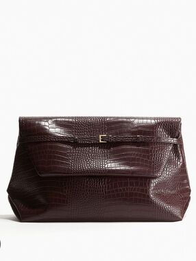 H&M Special Edition Croc Oversized Clutch